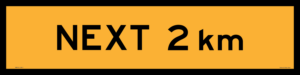 Multi Message Next …km Sign 1200 x 300 MM9152