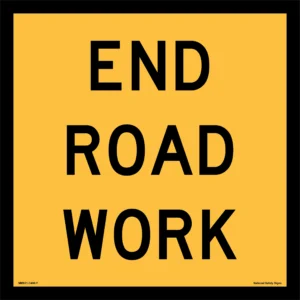 Multi Message End Roadwork Sign MM921