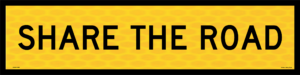 Multi Message sign Share the Road 1200 x 300 MM992