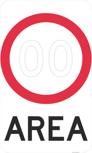 R4-10 Speed Limit (Symbolic) Area