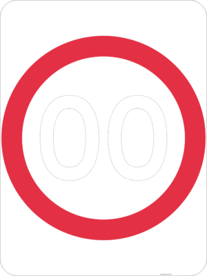 R4-1 Speed Limit (Symbolic)