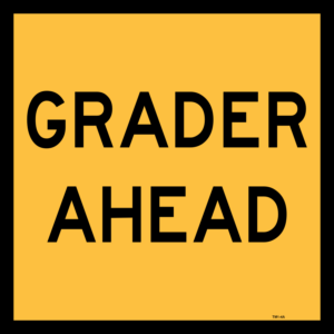 Multi Message Grader Ahead Sign MM9146