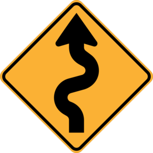 W1-5(L) Winding Road – Left