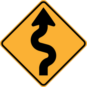 W1-5(R) Winding Road – Right