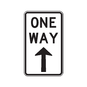 R2-17 One Way (Repeater)