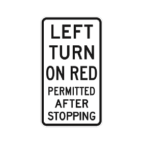 R2-20 Left Turn On Red Permitted