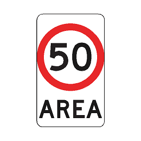 R4-10 Speed Limit (Symbolic) Area