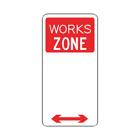 R5-25 Works Zone