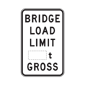 R6-3 Bridge Load Limit __ t Gross
