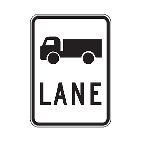 R7-1-3 Truck Lane